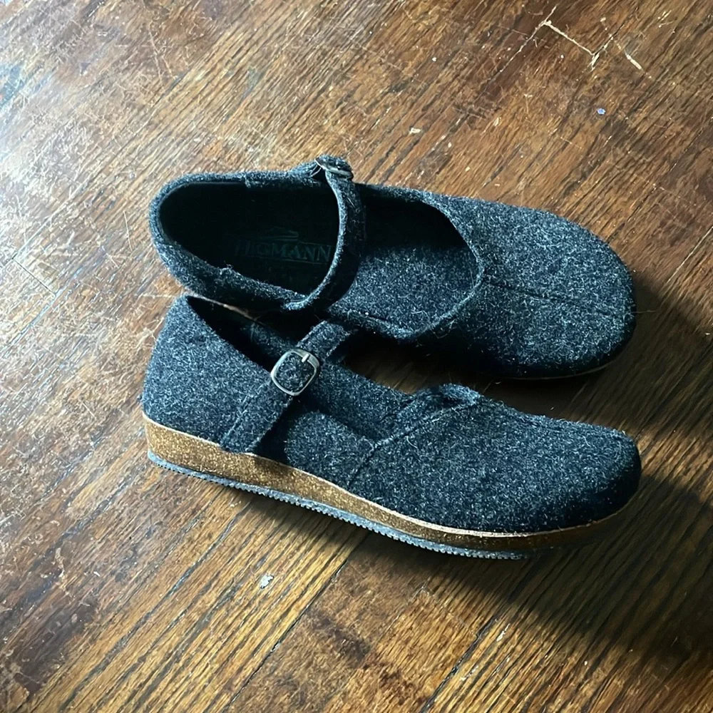 Stegmann Eva Wool Mary-Jane Shoes, size 8 - Picture 4 of 7